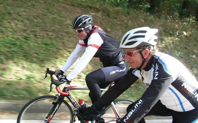 Mein Freund Christian Seite an Seite mit Udo.