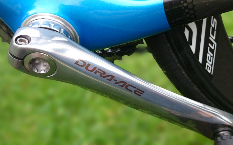 DuraAce Kurbel. Top Verarbeitung in Alu.