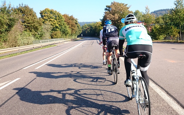 Blick nach vorn: Christian, Torsten und Klaus.