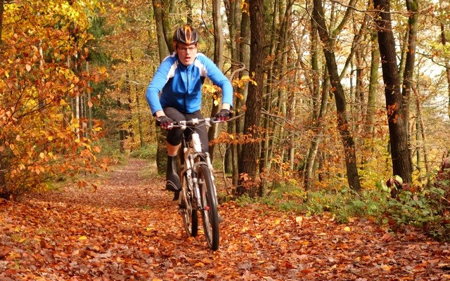 Claus kämpft sich den Litermont hoch ...
