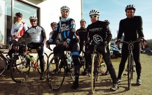 So viele Fahrer am Sonntagmorgen ...