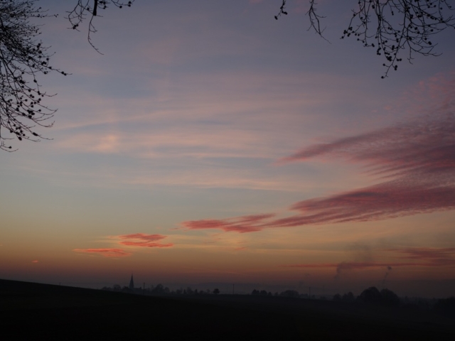 Winterlicher Himmel ...